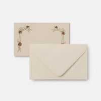 Small double card - Red frame