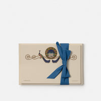 Small double card - Peacocks with garden