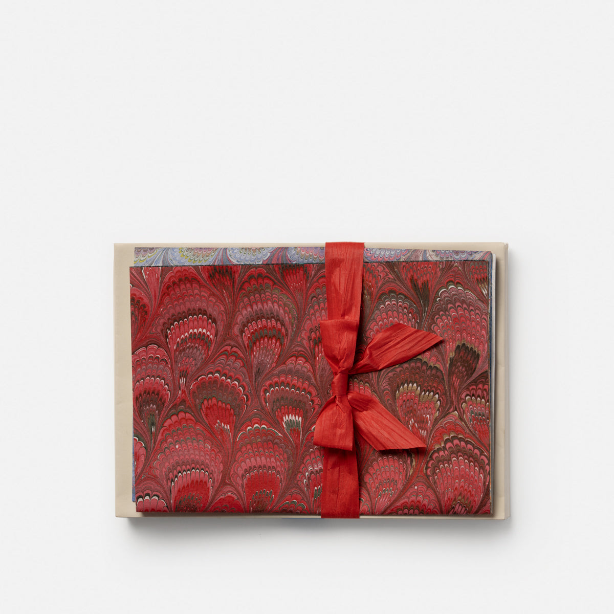 Carta da lettere decorata a mano<br>Collezione Pavoni