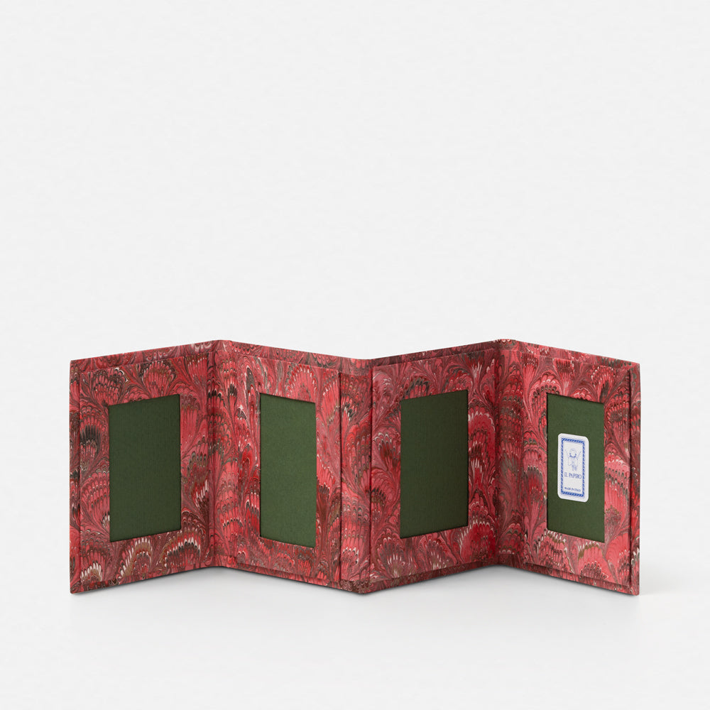Cornice per 4 foto<br>Collezione Pavoni