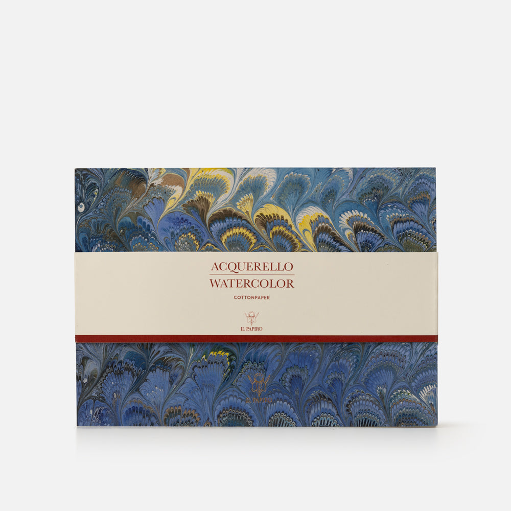 Blocco acquerello<br>Collezione cottonpaper "Pavoni"