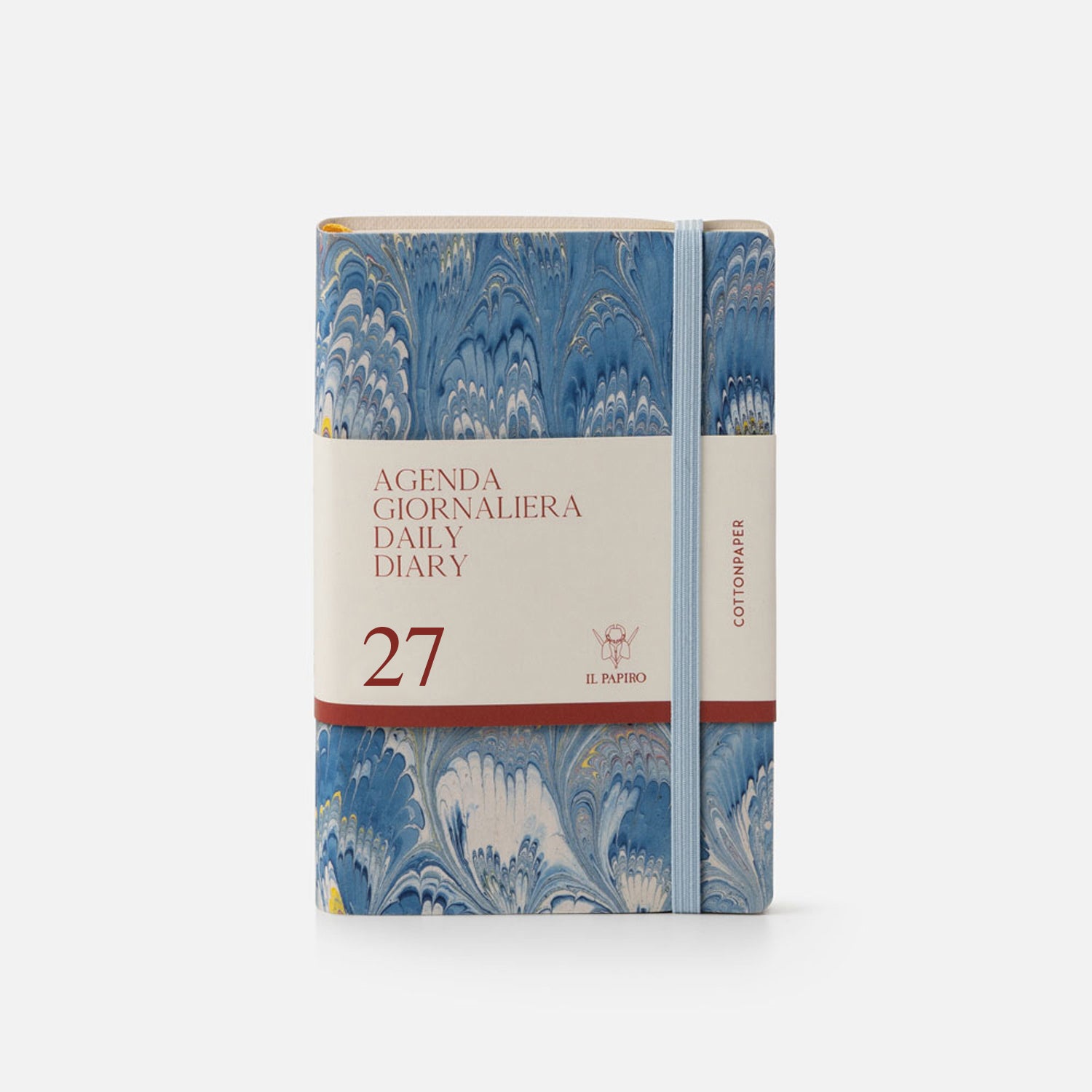 Cottonpaper daily diary with elastic - Peacocks