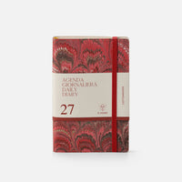 Cottonpaper daily diary with elastic - Peacocks