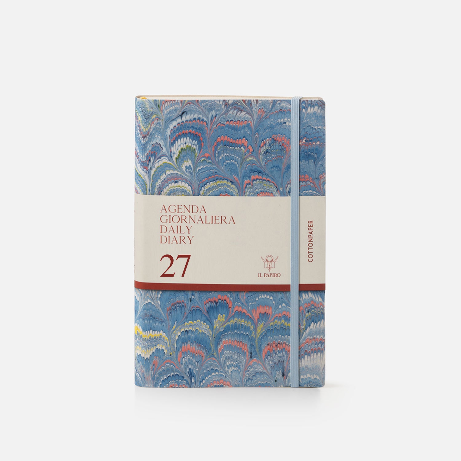 Cottonpaper daily diary with elastic - Peacocks