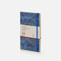 Cottonpaper weekly diary with elastic - Peacocks