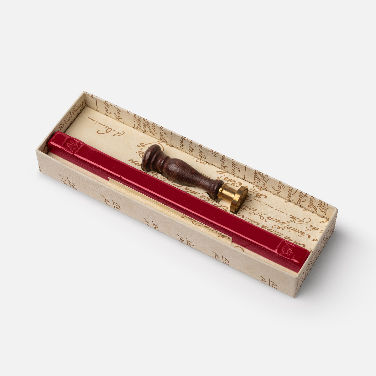 Brass seal set with sealing wax<br> Galleon