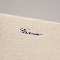 Biglietto singolo/Invito a rilievo con busta<br>Grazie