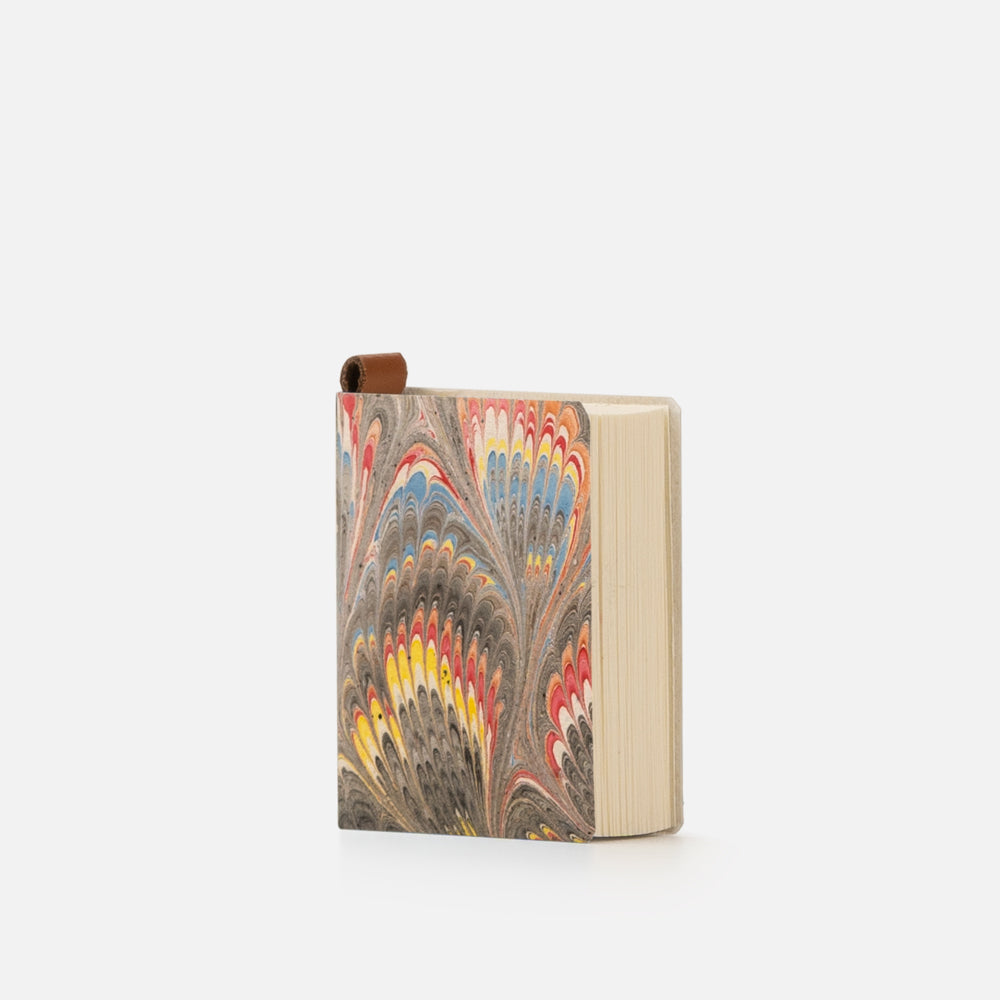 Mini notebook with blank pages<br> Softcover - Cottonpaper Pavoni Collection