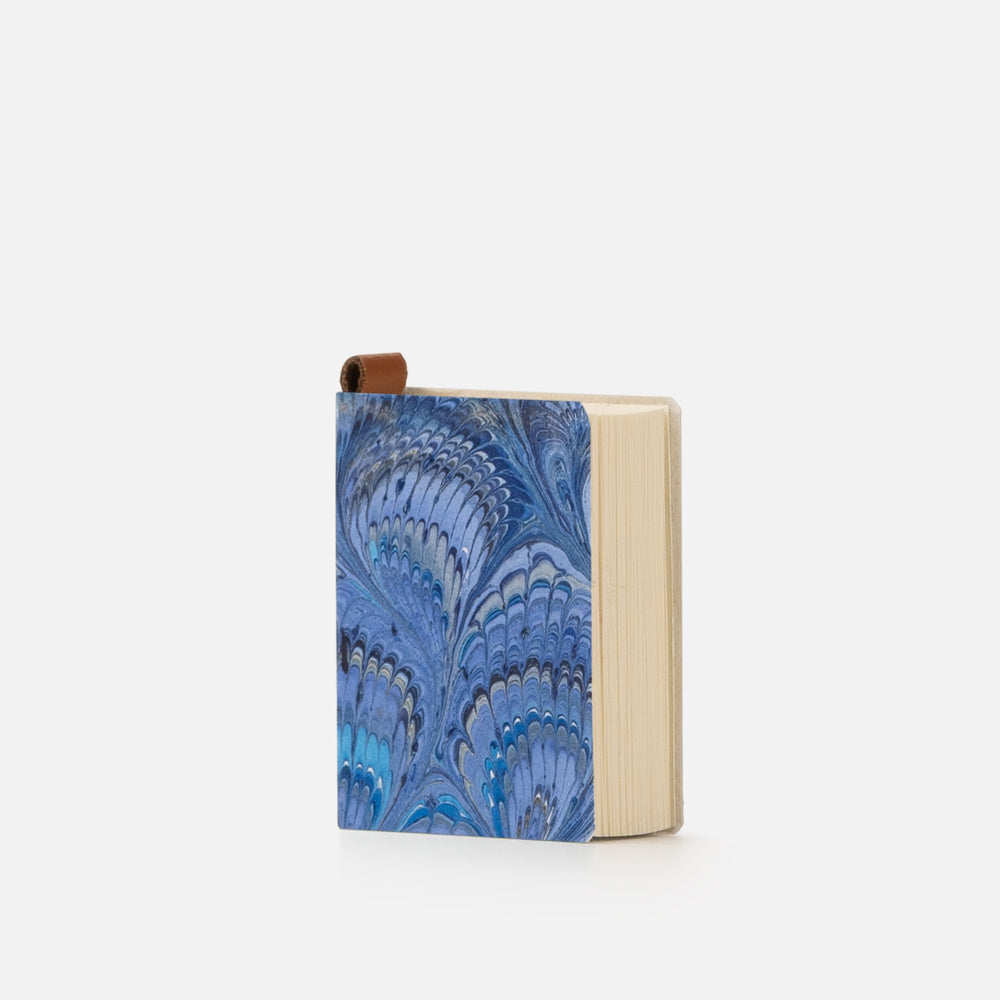 Mini notebook with blank pages<br> Softcover - Cottonpaper Pavoni Collection