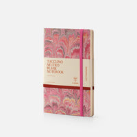 Notebook with blank pages and elastic band<br> Softcover - Cottonpaper Pavoni Collection