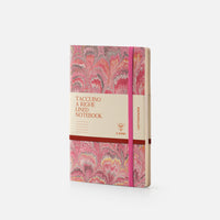 Lined notebook with elastic band<br> Softcover - Cottonpaper Pavoni Collection