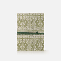 Notebook with lace and lined pages<br> Hardcover - Woodcut