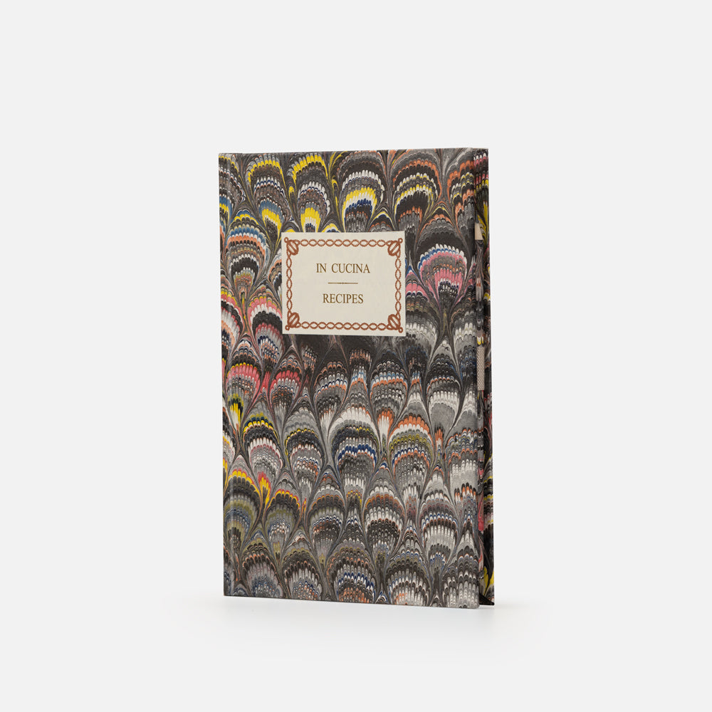 Recipe Notebook<br> Hardcover - "Peacocks" Collection