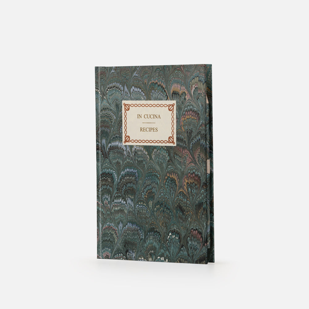 Recipe Notebook<br> Hardcover - "Peacocks" Collection