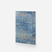 Blocco schizzi con elastico<br>Collezione cottonpaper "Pavoni"