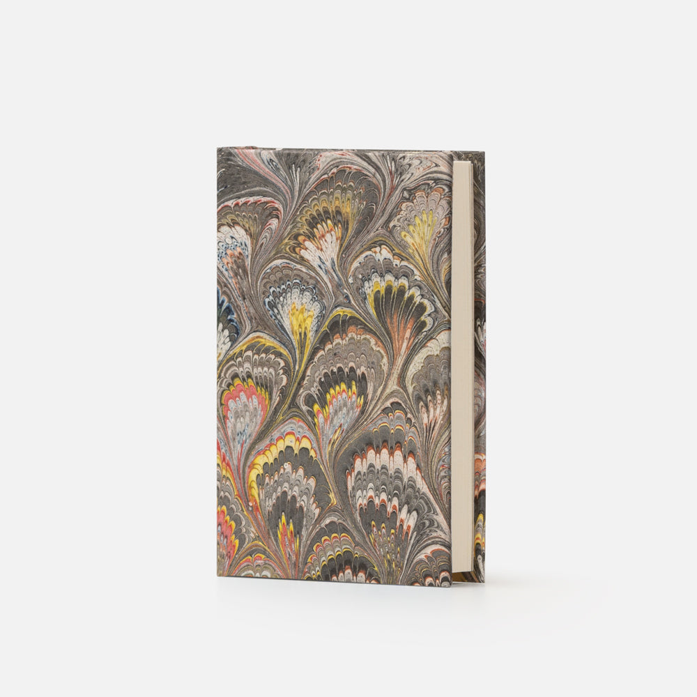 Taccuino pagine bianche<br>Copertina rigida - Collezione Pavoni