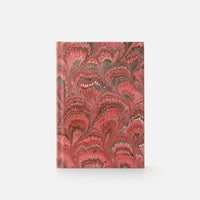 Taccuino pagine bianche<br>Copertina rigida - Collezione Pavoni