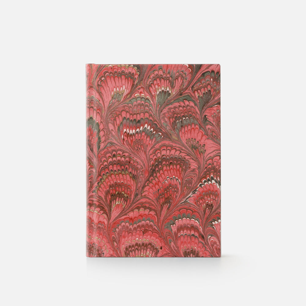 Taccuino pagine bianche<br>Copertina rigida - Collezione Pavoni