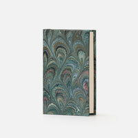 Taccuino pagine bianche<br>Copertina rigida - Collezione Pavoni