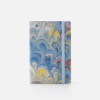 Lined notebook with elastic band<br> Softcover - Cottonpaper Pavoni Collection