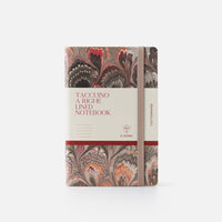 Lined notebook with elastic band<br> Softcover - Cottonpaper Pavoni Collection