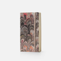 Lined notebook with elastic band<br> Softcover - Cottonpaper Pavoni Collection