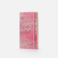 Notebook with blank pages and elastic band<br> Softcover - Cottonpaper Pavoni Collection