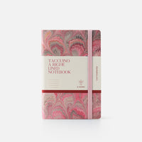 Lined notebook with elastic band<br> Softcover - Cottonpaper Pavoni Collection