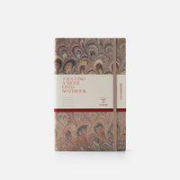 Lined notebook with elastic band<br> Softcover - Cottonpaper Pavoni Collection
