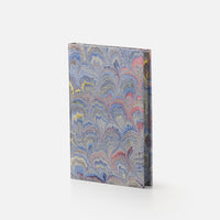 Notebook with blank pages and marbled edge<br> Hardcover - Pavoni Collection