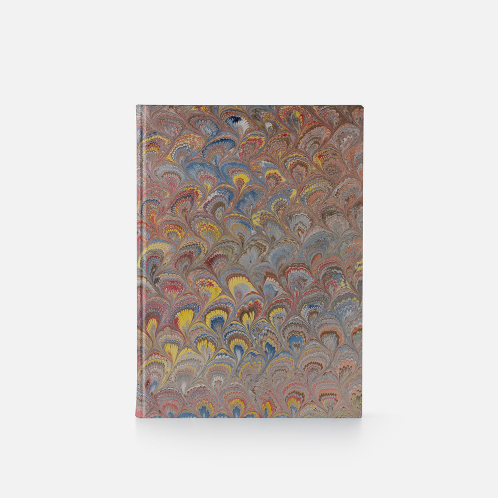 Taccuino pagine bianche<br>Copertina rigida - Collezione Pavoni