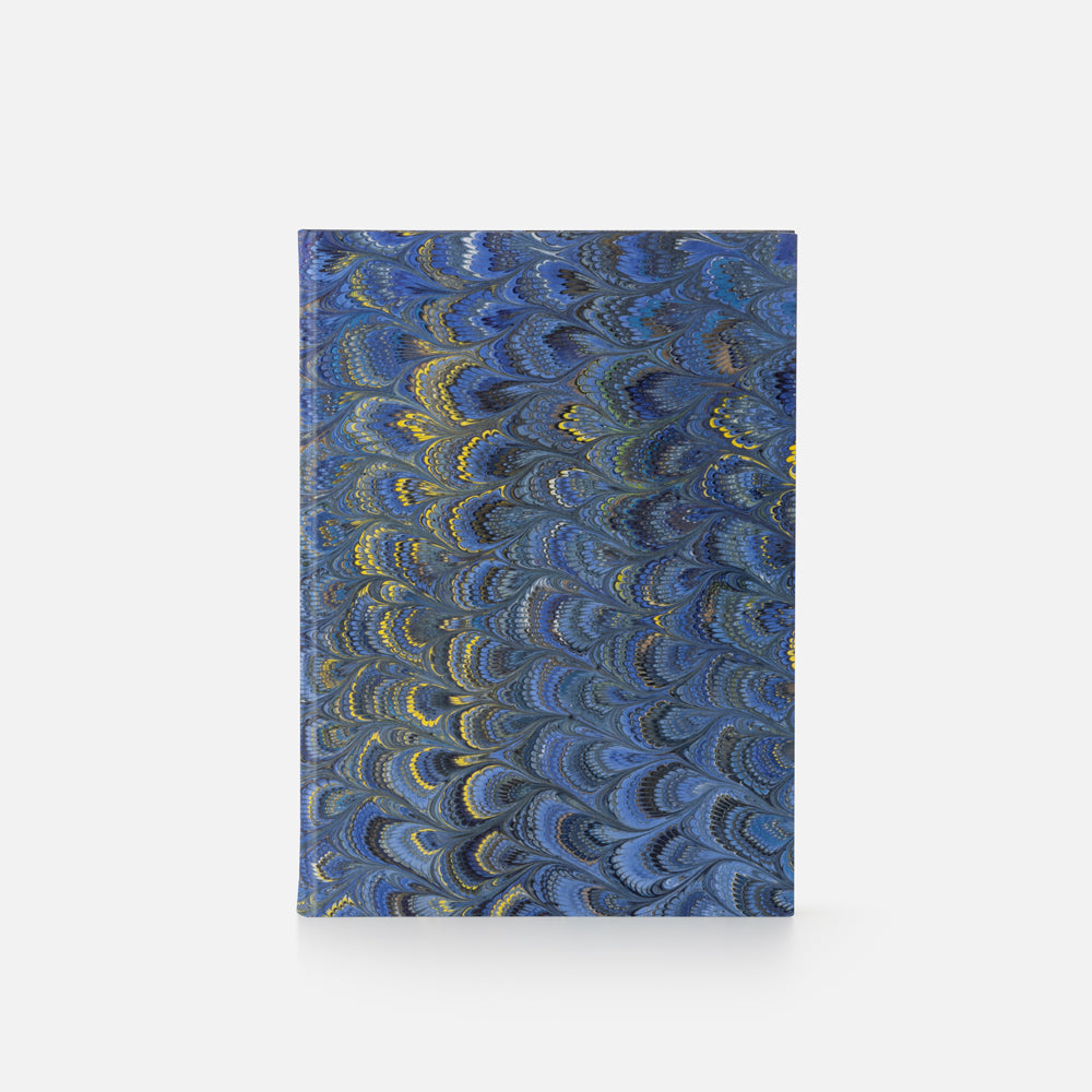 Taccuino pagine bianche<br>Copertina rigida - Collezione Pavoni