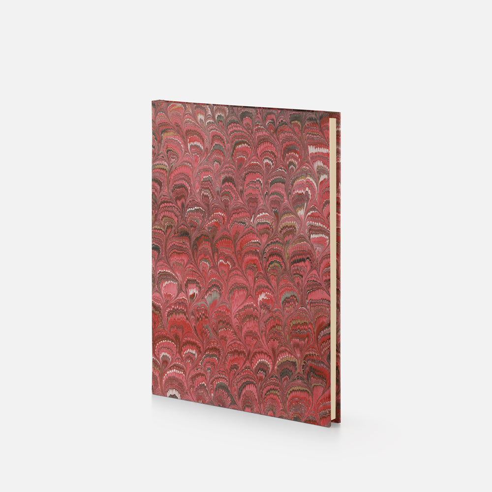 Taccuino pagine bianche<br>Copertina rigida - Collezione Pavoni