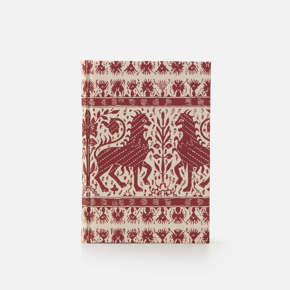 Hard cover notebook - woodblock