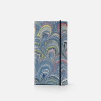 Lined notebook with elastic band<br> Hardcover - Pavoni Collection