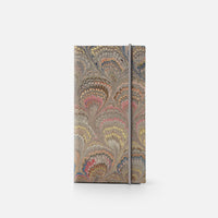 Lined notebook with elastic band<br> Hardcover - Pavoni Collection