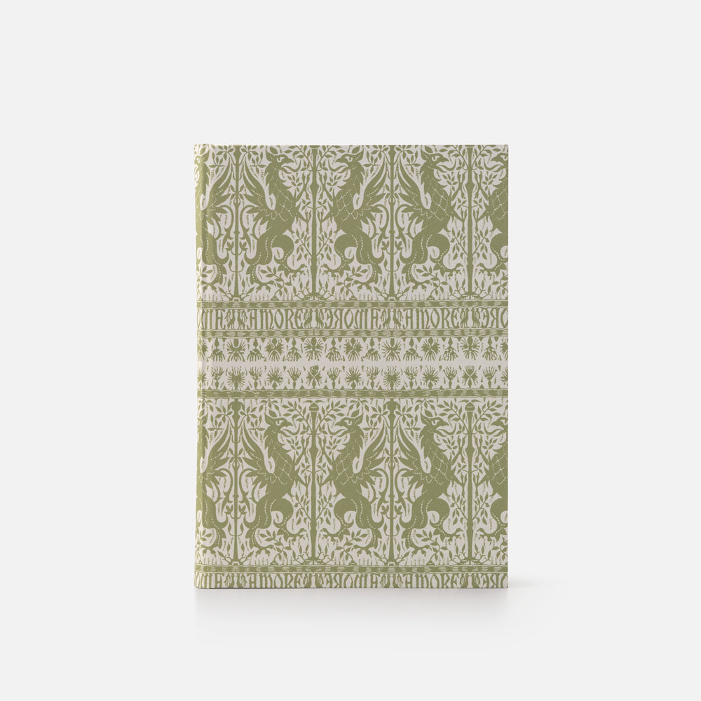 Hard cover notebook - woodblock