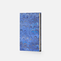 Notebook with hard cover and lined pages - Peacock design