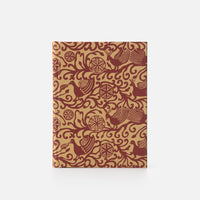 Hard cover notebook - woodblock