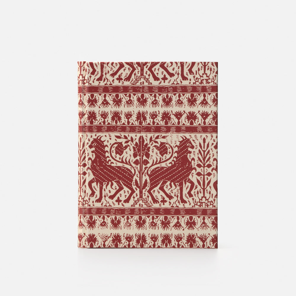 Hard cover notebook - woodblock