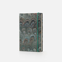 Lined notebook with elastic band<br> Hardcover - Pavoni Collection