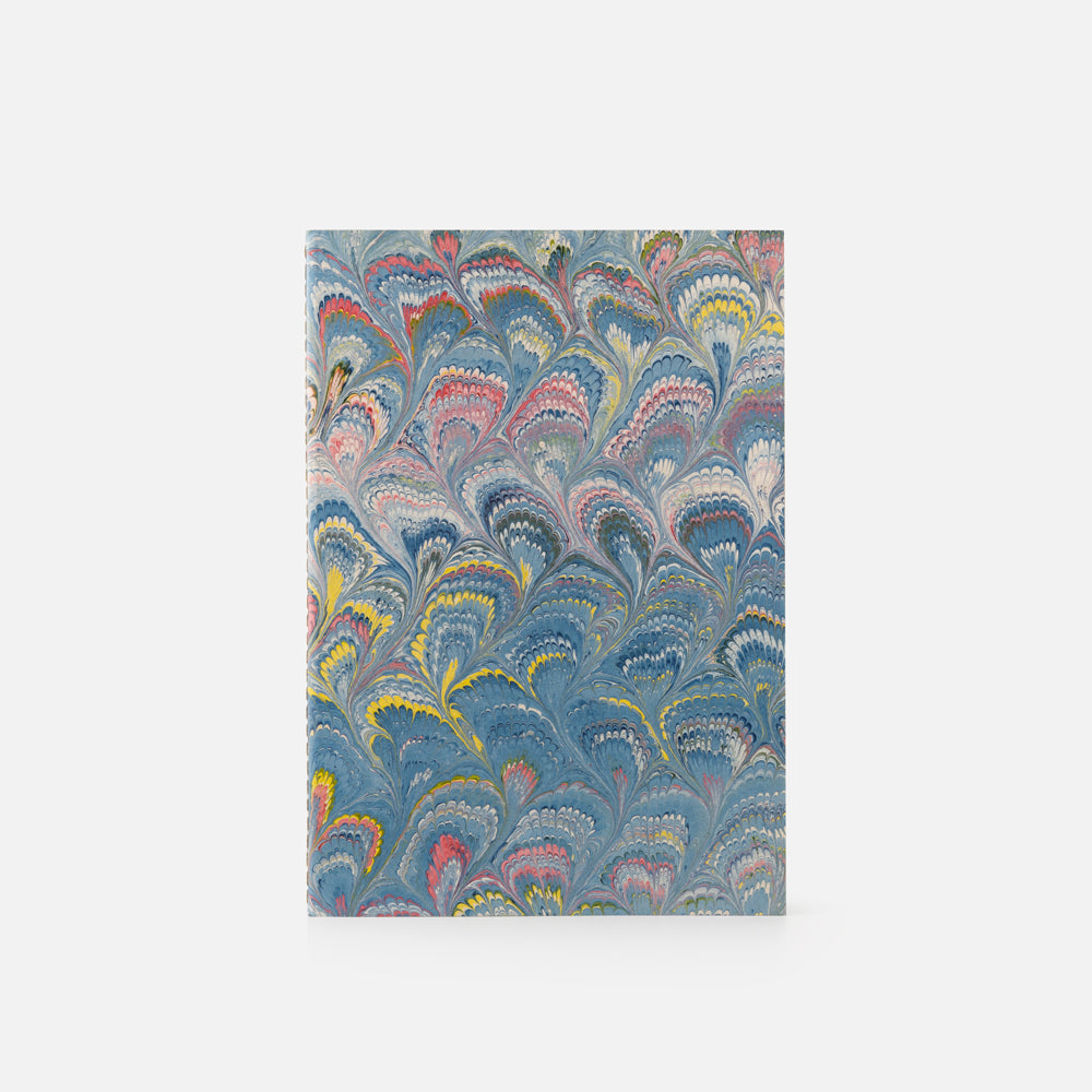 Notebook with lined pages<br> Softcover - Cottonpaper Pavoni Collection