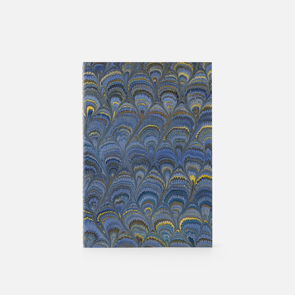 Notebook with lined pages<br> Softcover - Cottonpaper Pavoni Collection