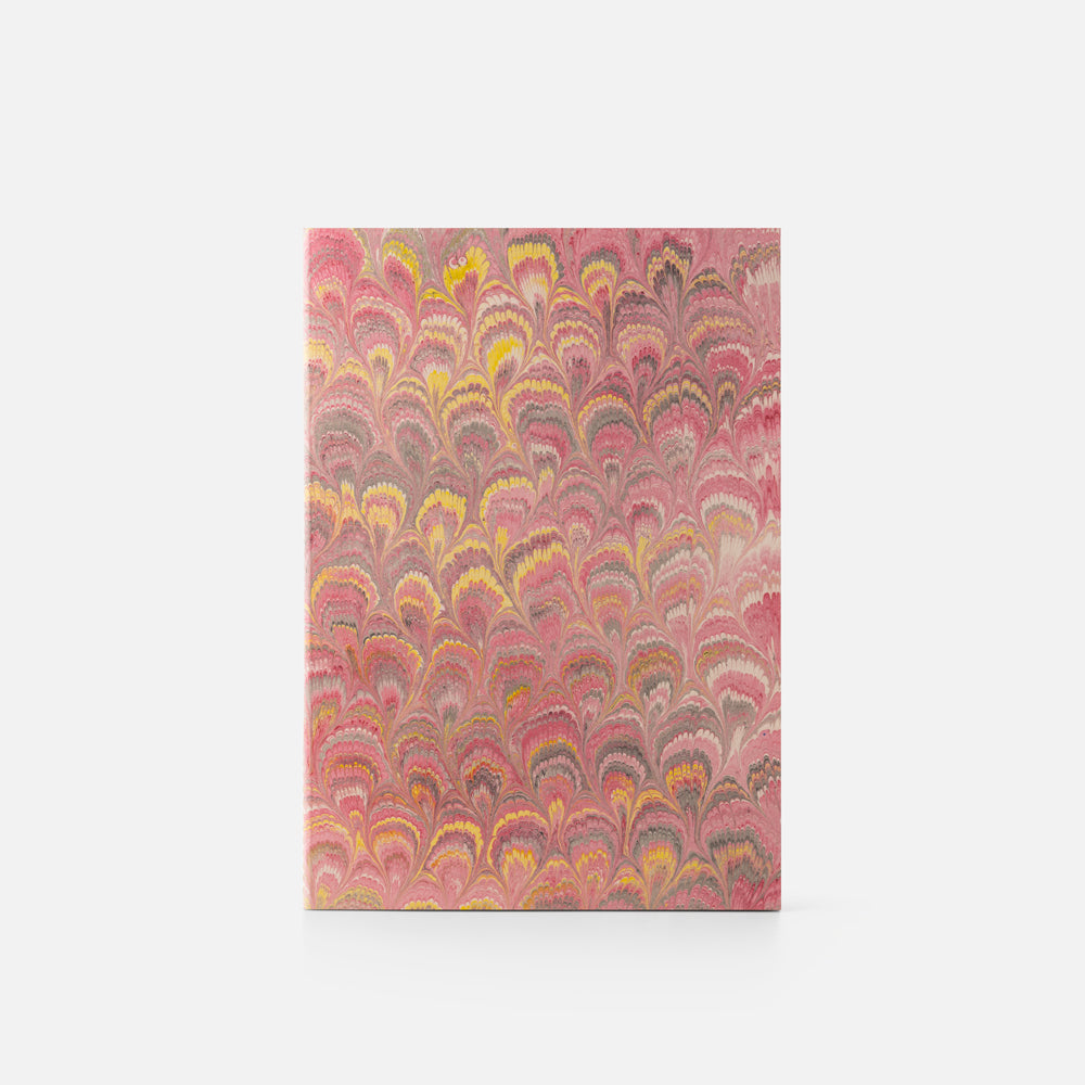 Notebook with lined pages<br> Softcover - Cottonpaper Pavoni Collection
