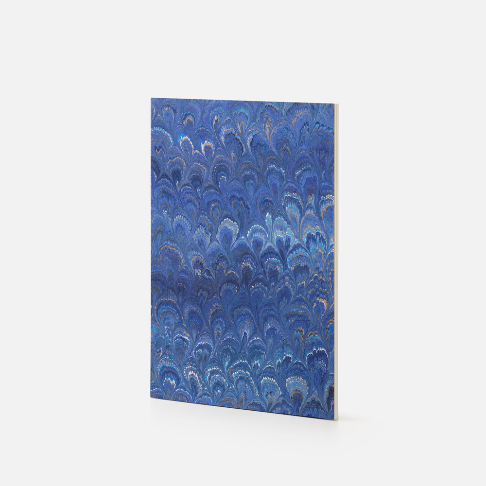 Notebook with lined pages<br> Softcover - Cottonpaper Pavoni Collection