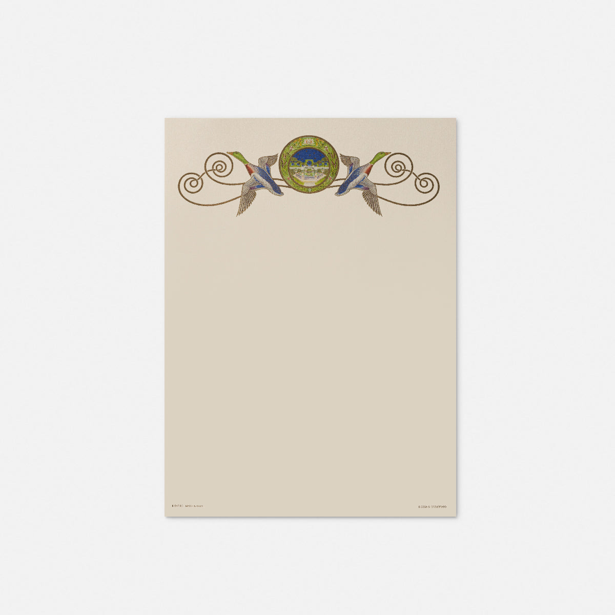 Stationery paper - Germani with garden