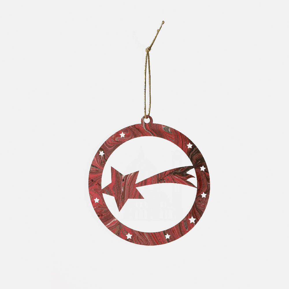 Comet star Christmas bauble - Marbles