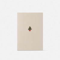Biglietto doppio/Partecipazione con busta<br>Albero di Natale