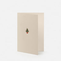 Biglietto doppio/Partecipazione con busta<br>Albero di Natale