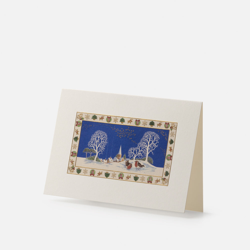 Biglietto doppio/Partecipazione con busta<br>Uccelli